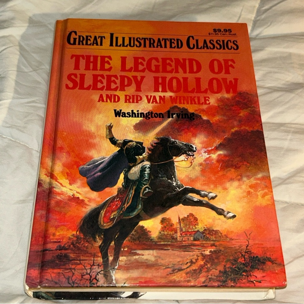 📚BOOK SALE 5 for $20📚 The Legend of Sleepy Hollow by Washington Irving, HC, 1995